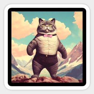 The Beefcake Kitty Brigade - Fisher Sticker